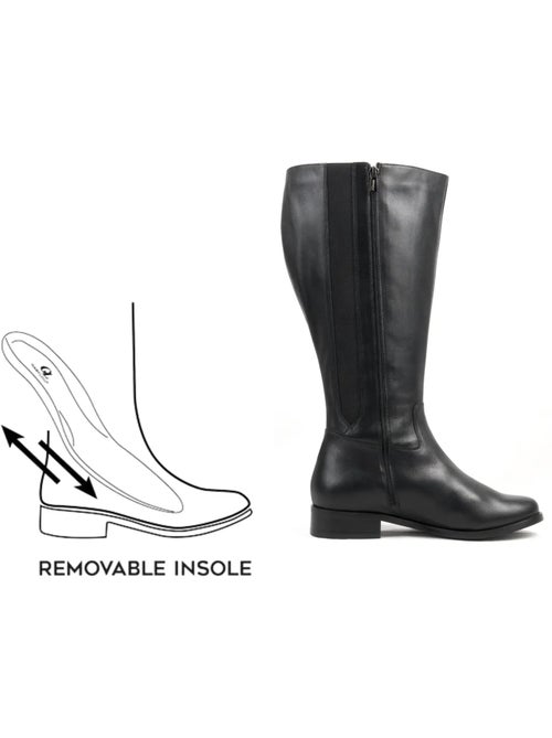 Bottes à mollet large 2XL - Modèle Paris - Kiabi