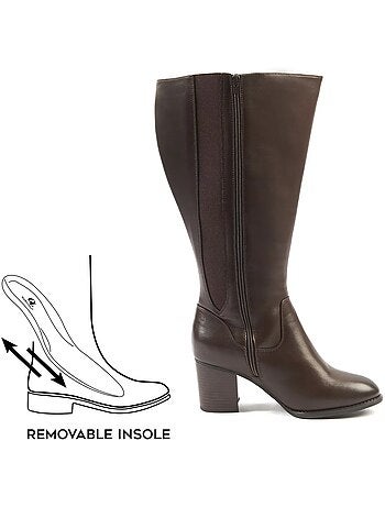 Bottes à mollet large 3XL - Modèle Romy