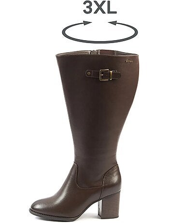 Bottes à mollet large 3XL - Modèle Romy