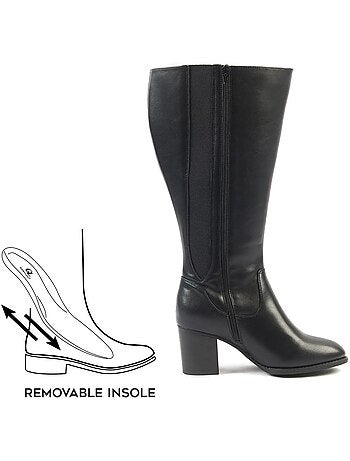 Bottes à mollet large 3XL - Modèle Romy