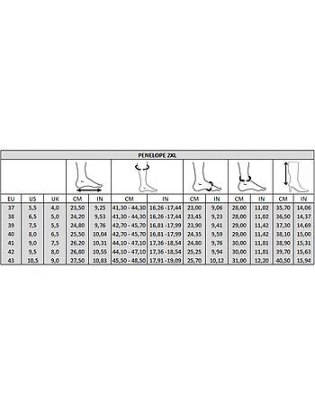 Bottes à mollet large taille 2XL - Modèle Penelope