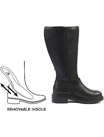 Bottes à mollet large taille 2XL - Modèle Penelope