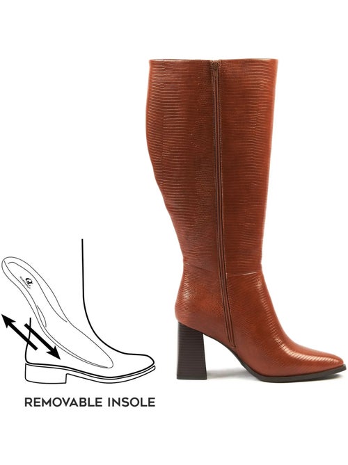 Bottes à mollet large taille 2XL - Modèle Sarah - Kiabi
