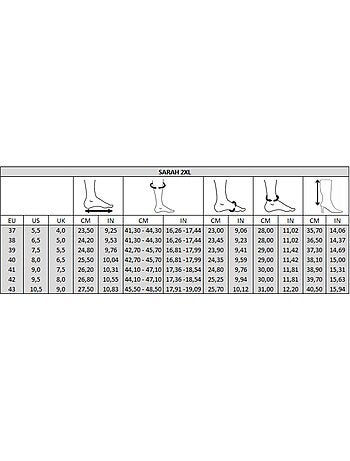 Bottes à mollet large taille 2XL - Modèle Sarah