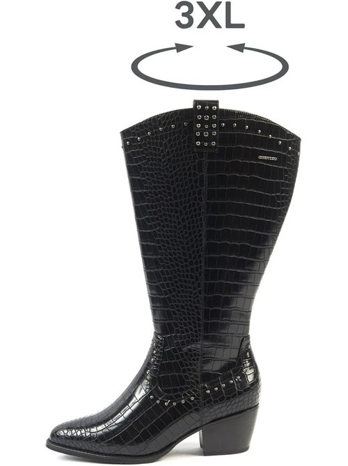 Bottes à mollet large, taille 3XL - Modèle Thelma - Kiabi