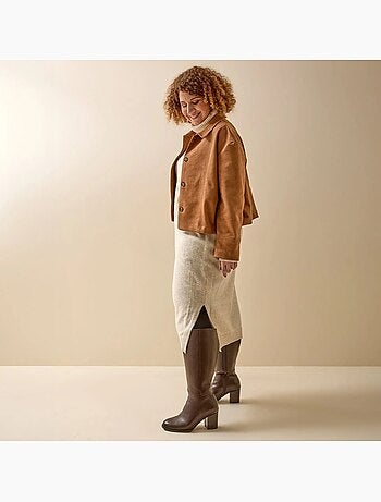 Bottes à mollet large, taille 4XL - Modèle Gladys