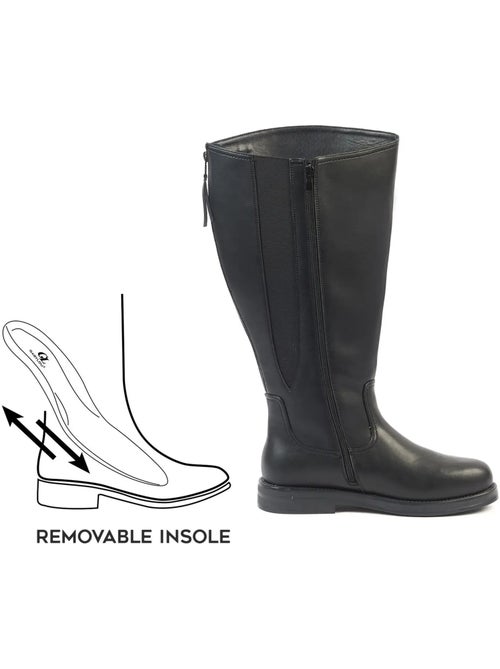 Bottes à mollet large taille 5XL - Modèle Laure - Kiabi