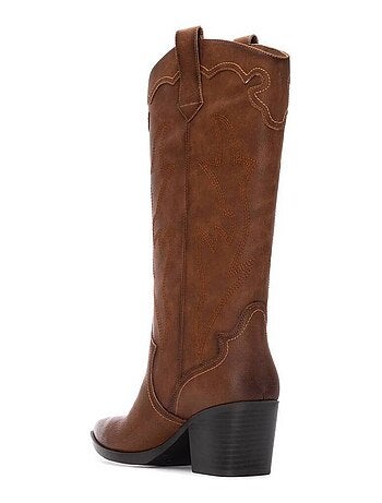 Bottes à talon à enfiler xti