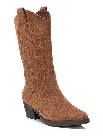 Bottes à talon à fermeture éclair Xti
