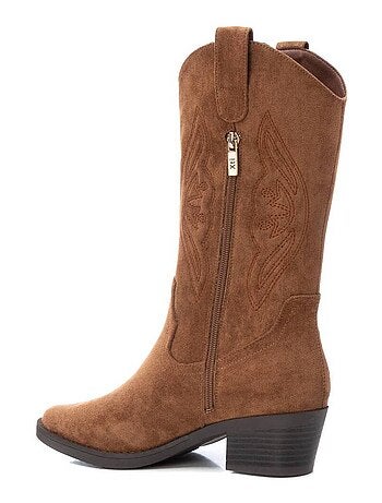 Bottes à talon à fermeture éclair Xti