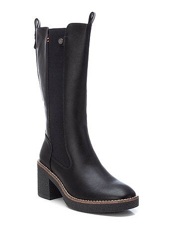 Bottes à talon à fermeture éclair Xti
