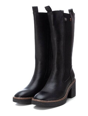 Bottes à talon à fermeture éclair Xti