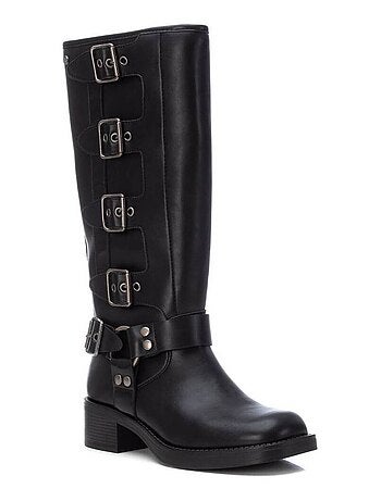 Bottes à talon à fermeture éclair Xti