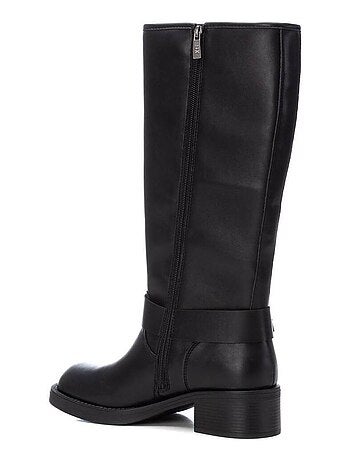 Bottes à talon à fermeture éclair Xti