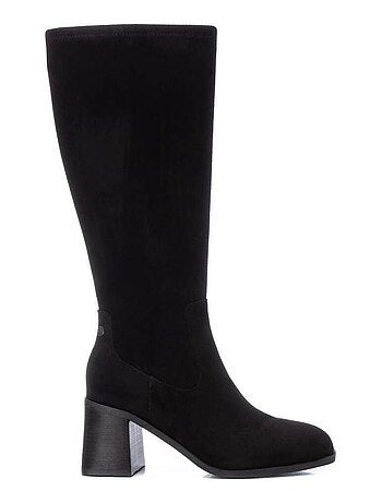 Bottes à talon à fermeture éclair Xti