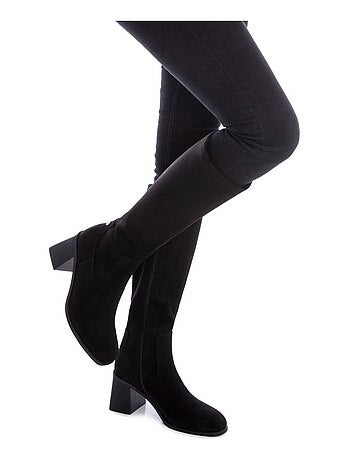 Bottes à talon à fermeture éclair Xti