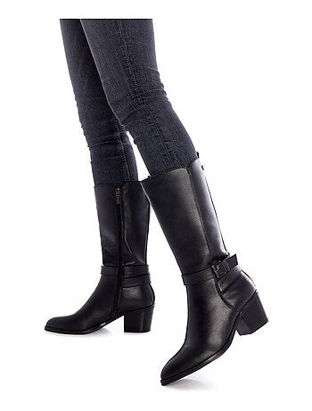 Bottes à talon à fermeture éclair Xti