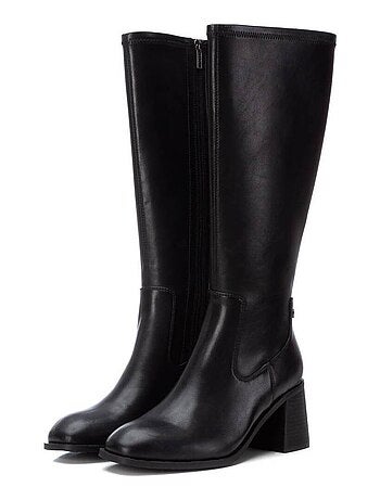 Bottes à talon à fermeture éclair Xti