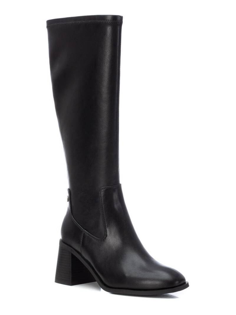 Bottes à talon à fermeture éclair Xti Noir - Kiabi