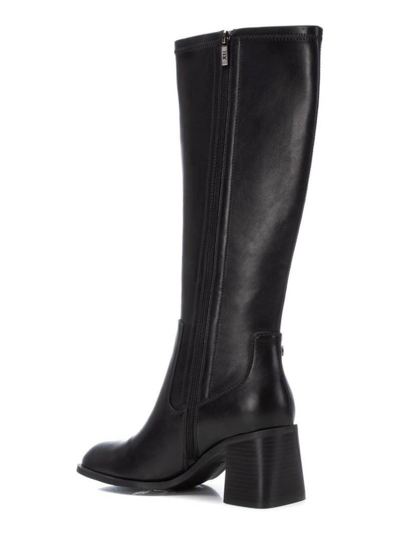 Bottes à talon à fermeture éclair Xti Noir - Kiabi
