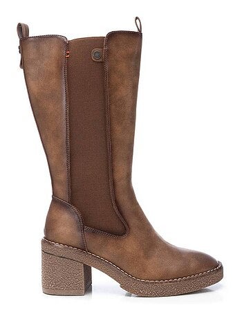 Bottes à talon à fermeture éclair Xti