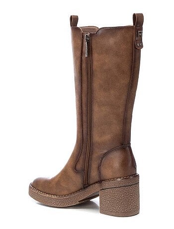 Bottes à talon à fermeture éclair Xti