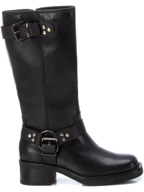 Bottes à Talon à Zip Xti - Kiabi Bottes à Talon à Zip Xti - Kiabi