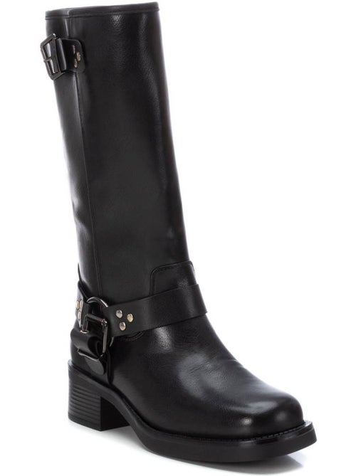 Bottes à Talon à Zip Xti - Kiabi Bottes à Talon à Zip Xti - Kiabi