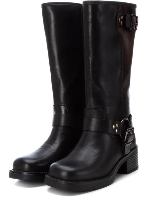 Bottes à Talon à Zip Xti - Kiabi Bottes à Talon à Zip Xti - Kiabi