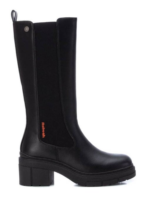 Bottes à talon avec fermeture éclair Xti - Kiabi