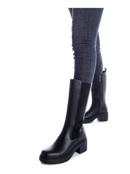 Bottes à talon avec fermeture éclair Xti - Kiabi