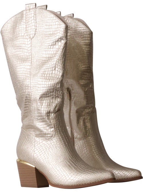 Bottes à Talon Findlay - Kiabi Bottes à Talon Findlay - Kiabi