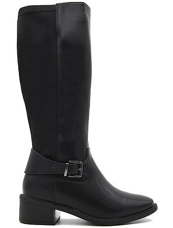 Bottes à talon matière synthétique montevita