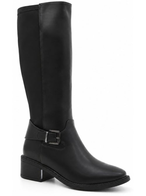 Bottes à talon matière synthétique montevita - Kiabi