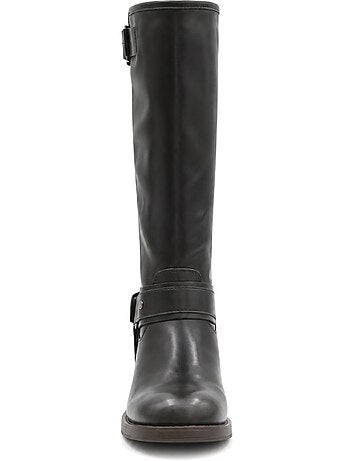 Bottes à talon matière synthétique montevita