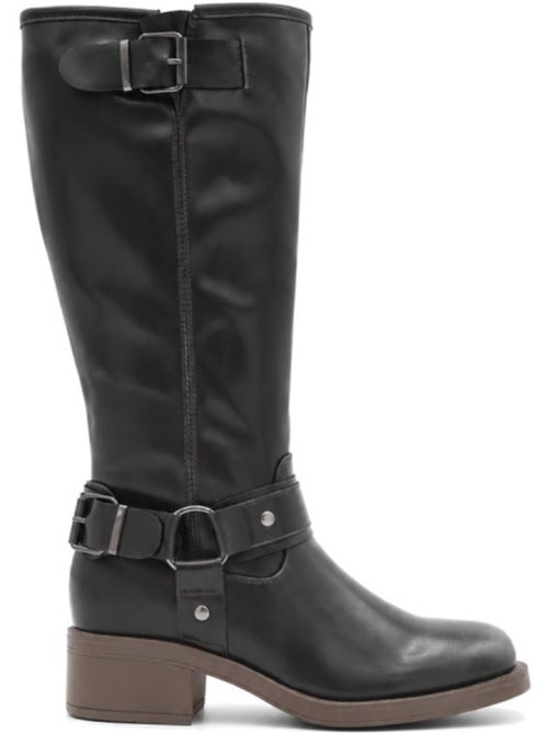Bottes à talon matière synthétique montevita - Kiabi