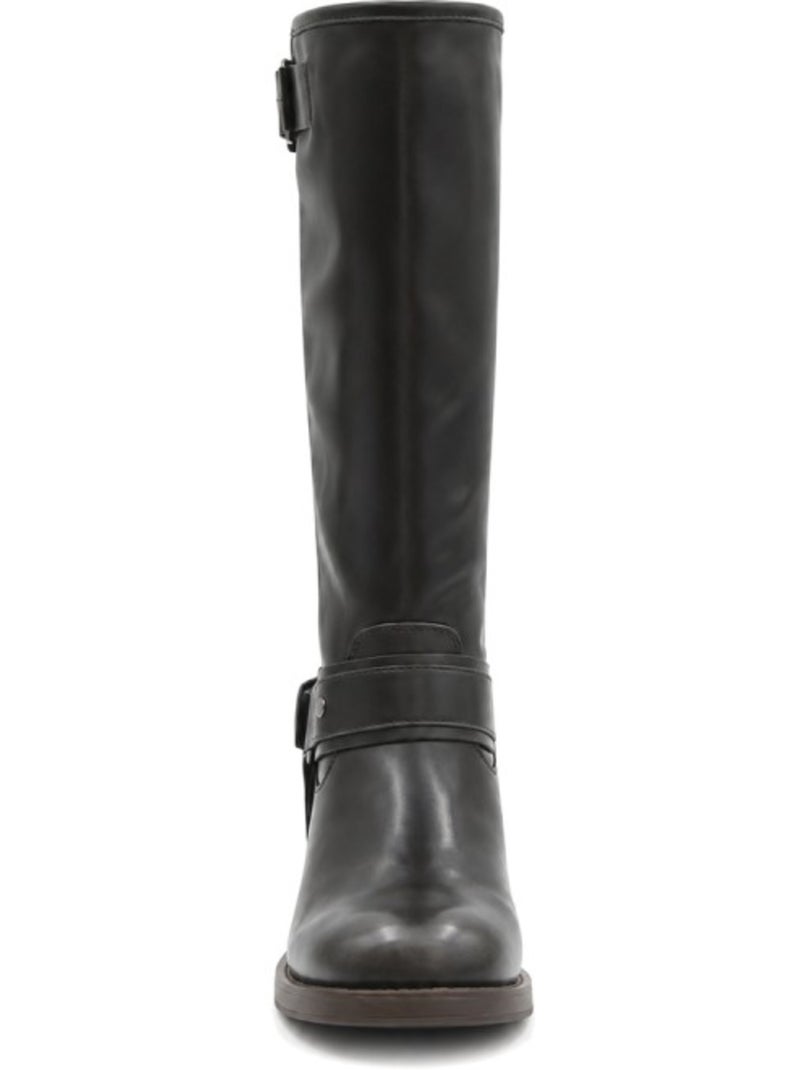 Bottes à talon matière synthétique montevita Noir - Kiabi