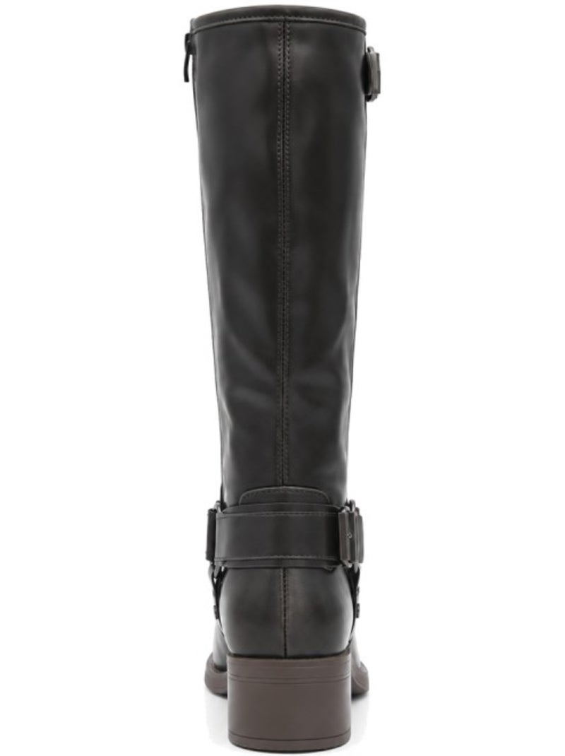 Bottes à talon matière synthétique montevita Noir - Kiabi