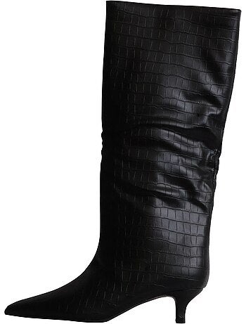 Bottes à talon zip joia