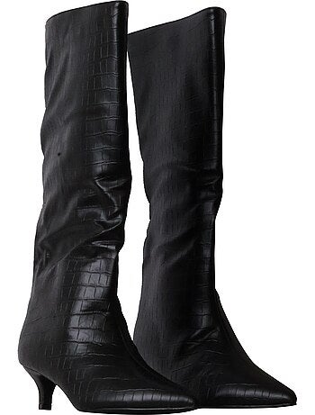 Bottes à talon zip joia