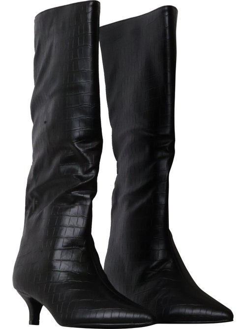 Bottes à talon zip joia - Kiabi Bottes à talon zip joia - Kiabi