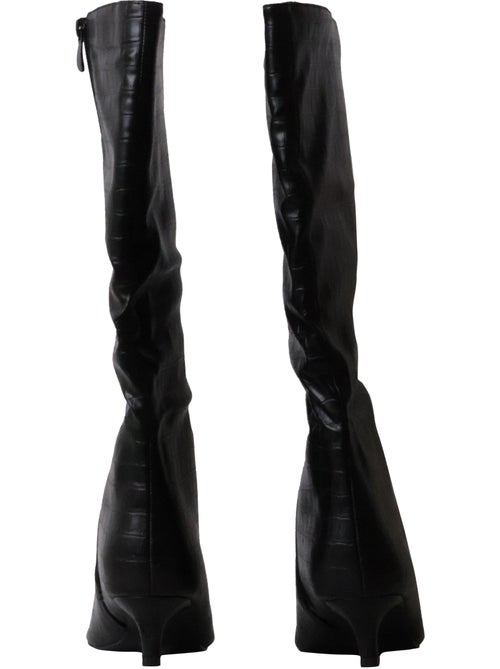 Bottes à talon zip joia - Kiabi Bottes à talon zip joia - Kiabi
