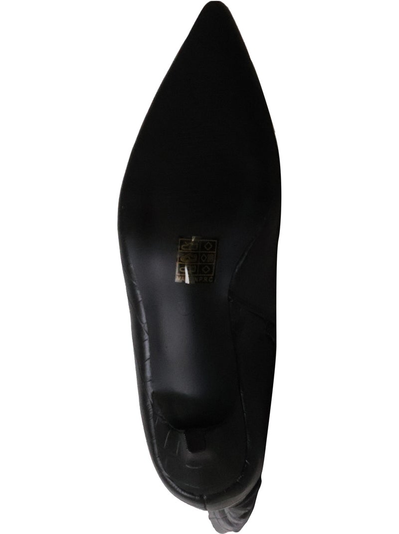 Bottes à talon zip joia Noir - Kiabi