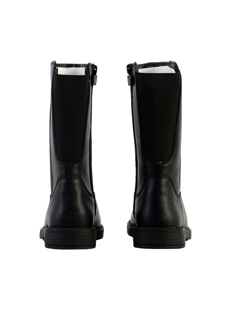 Bottes à Zip Enfant Geox Eclair Noir - Kiabi