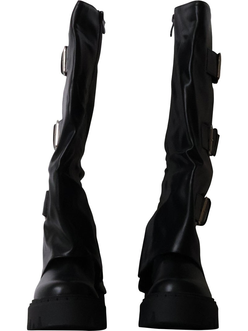 Bottes à zip joia Noir - Kiabi