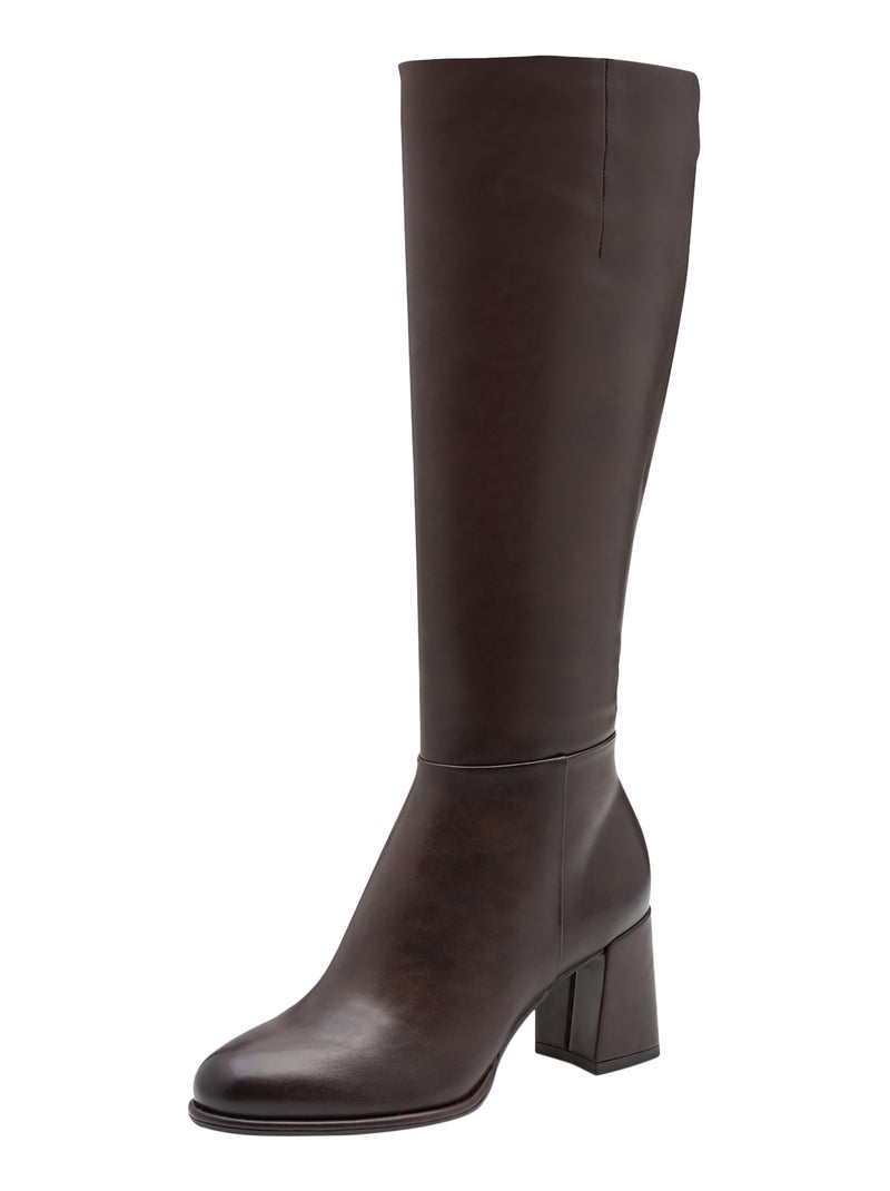 Bottes à Zip Tamaris Marron - Kiabi