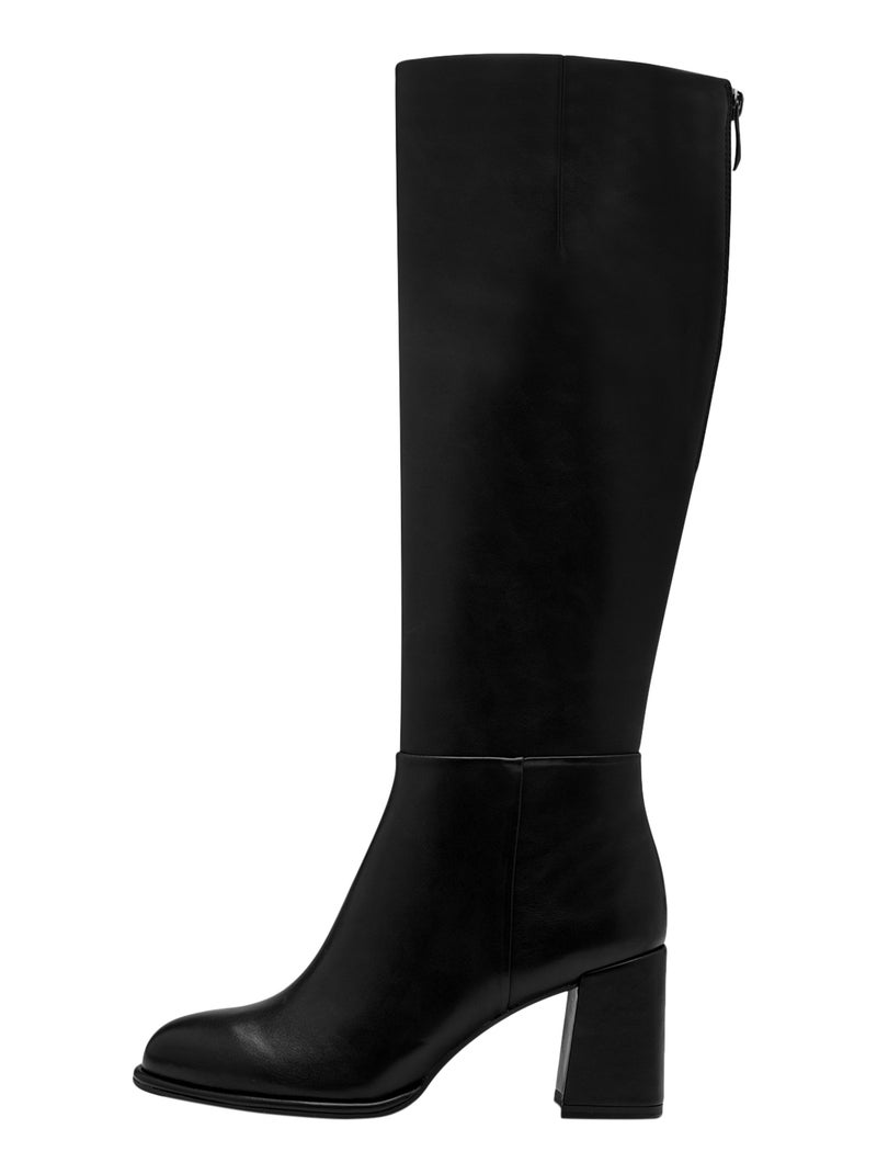 Bottes à Zip Tamaris Noir - Kiabi
