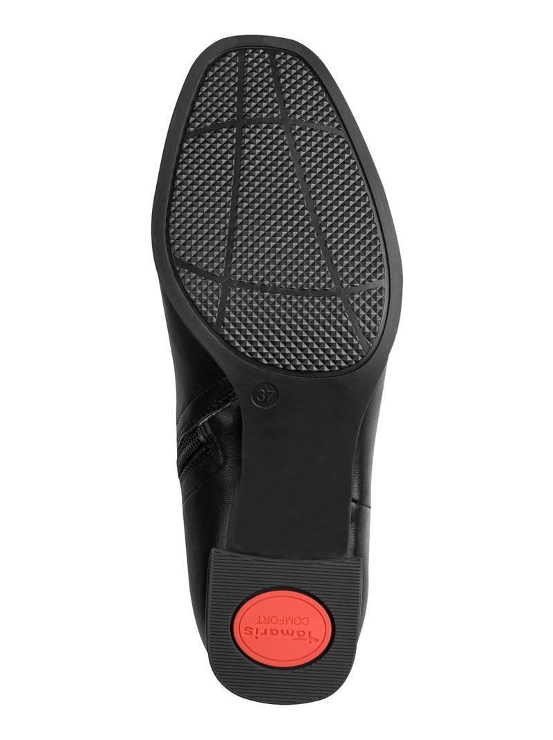 Bottes à Zip Tamaris Noir - Kiabi