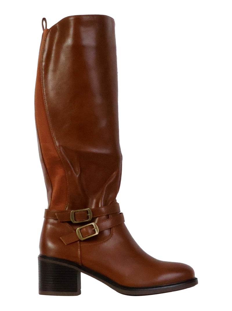 Bottes à Zip The Divine Factory Camel - Kiabi