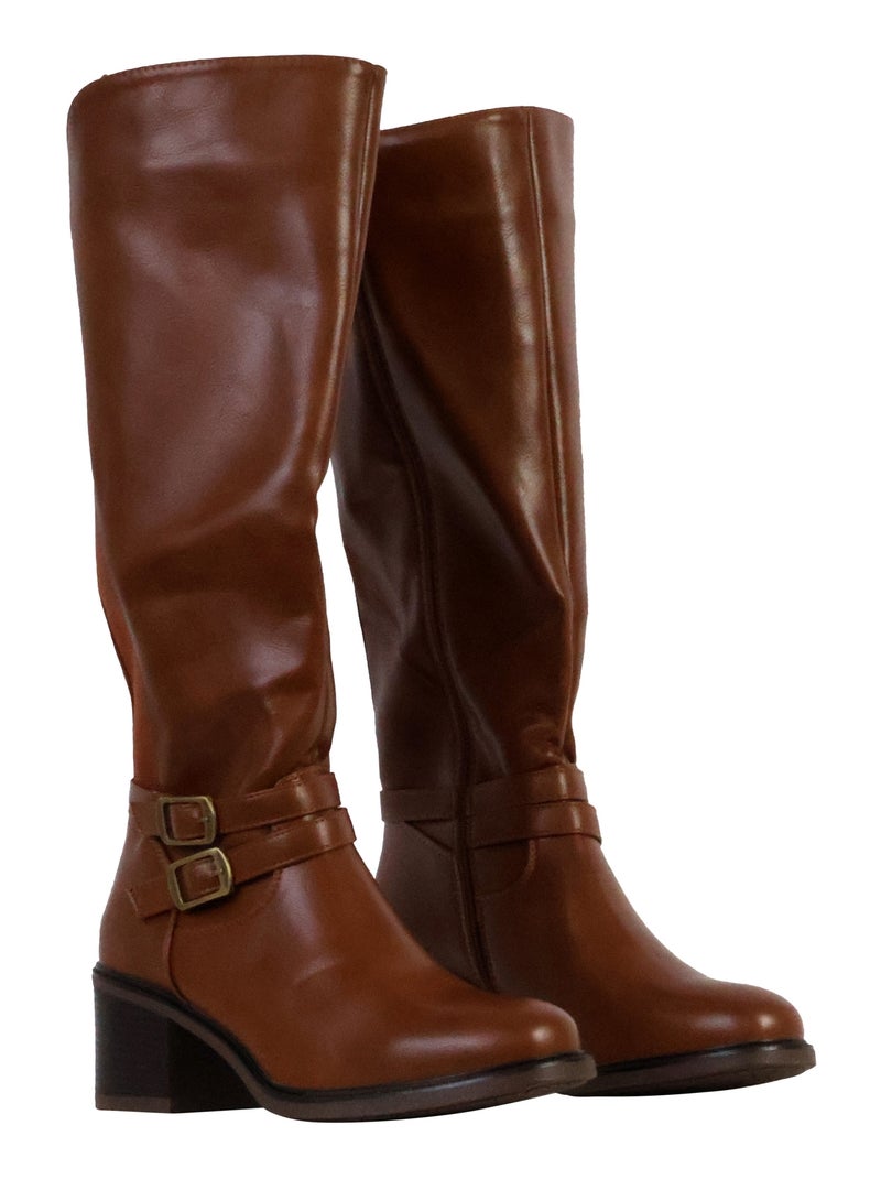 Bottes à Zip The Divine Factory Camel - Kiabi